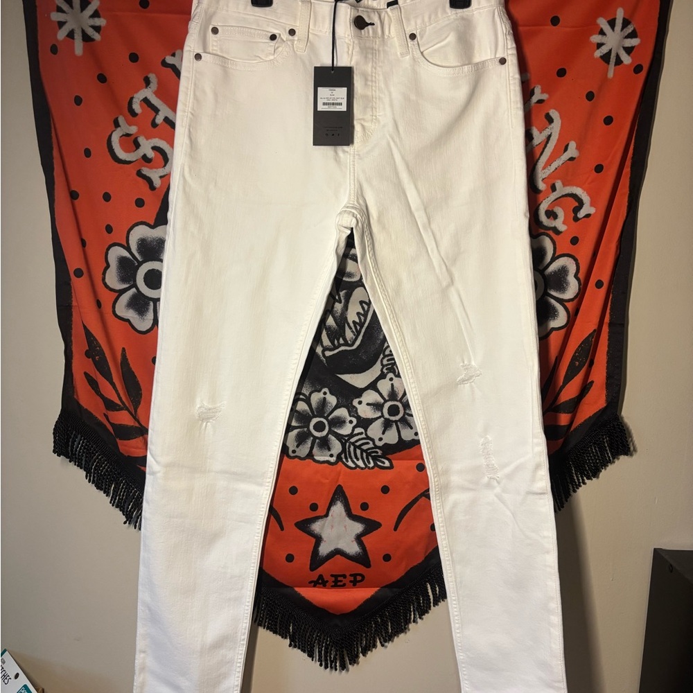 Five Four Men's White Slim Jeans